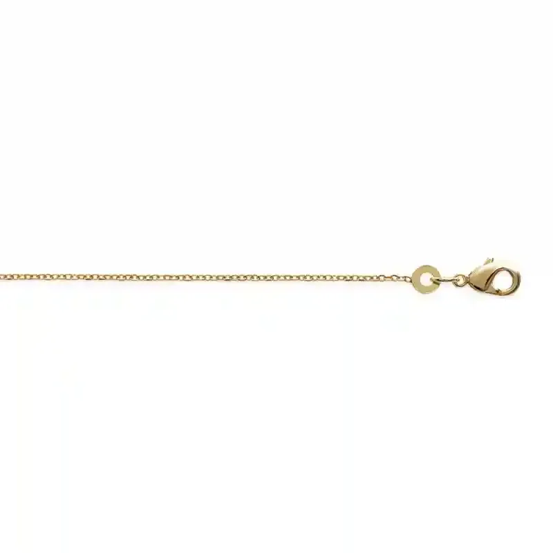 Oriana France chaîne forçat diamantée 1,15 mm plaqué or