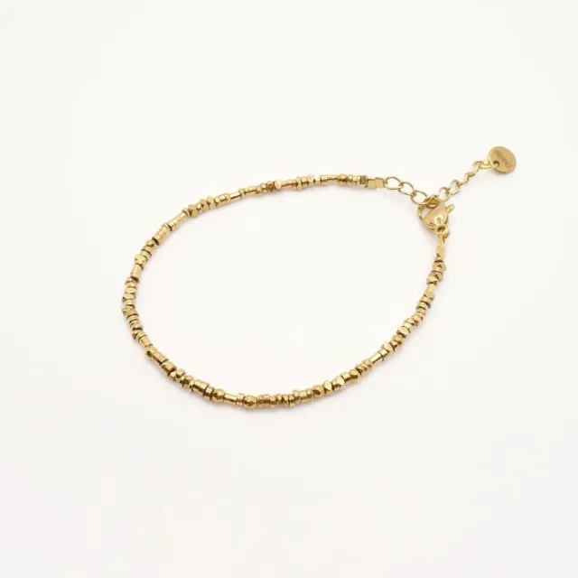 Cloralys Elio bracelet hématite dorée 15 cm