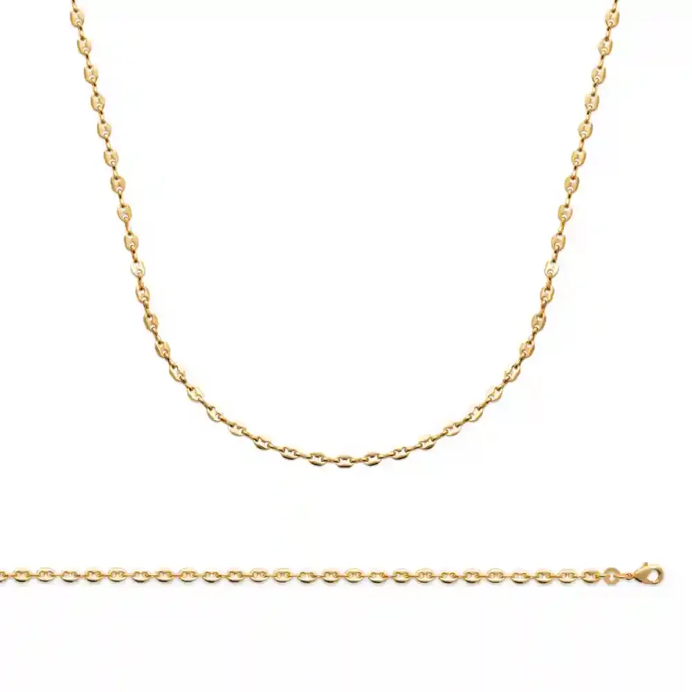 Oriana France bracelet grain de café plaqué or