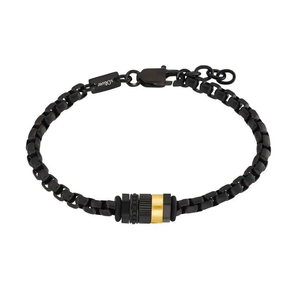 s.Oliver 2034953 bracelet homme bicolore 20+2 cm