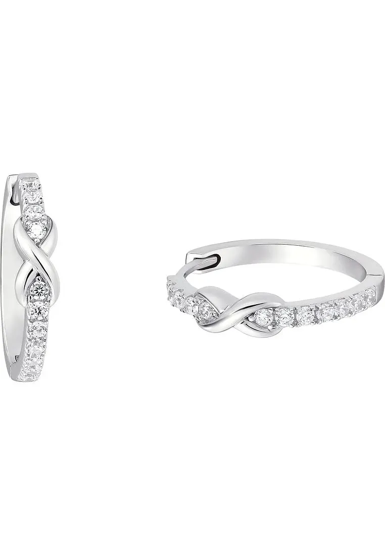 s.Oliver 2034966 boucles d'oreilles argent femme