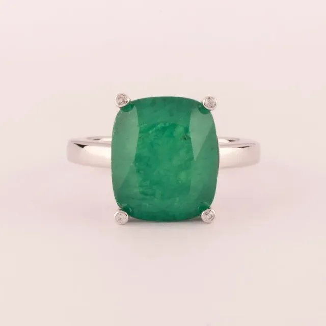 ULTIMA EDIZIONE taille émeraude bague coloriée