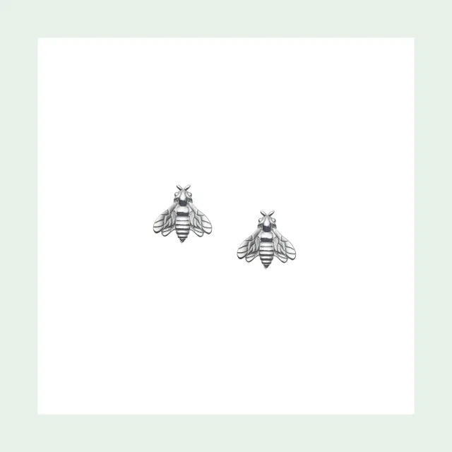 Lorella Tamberi Canal Bee Queen Small Bee boucles argent