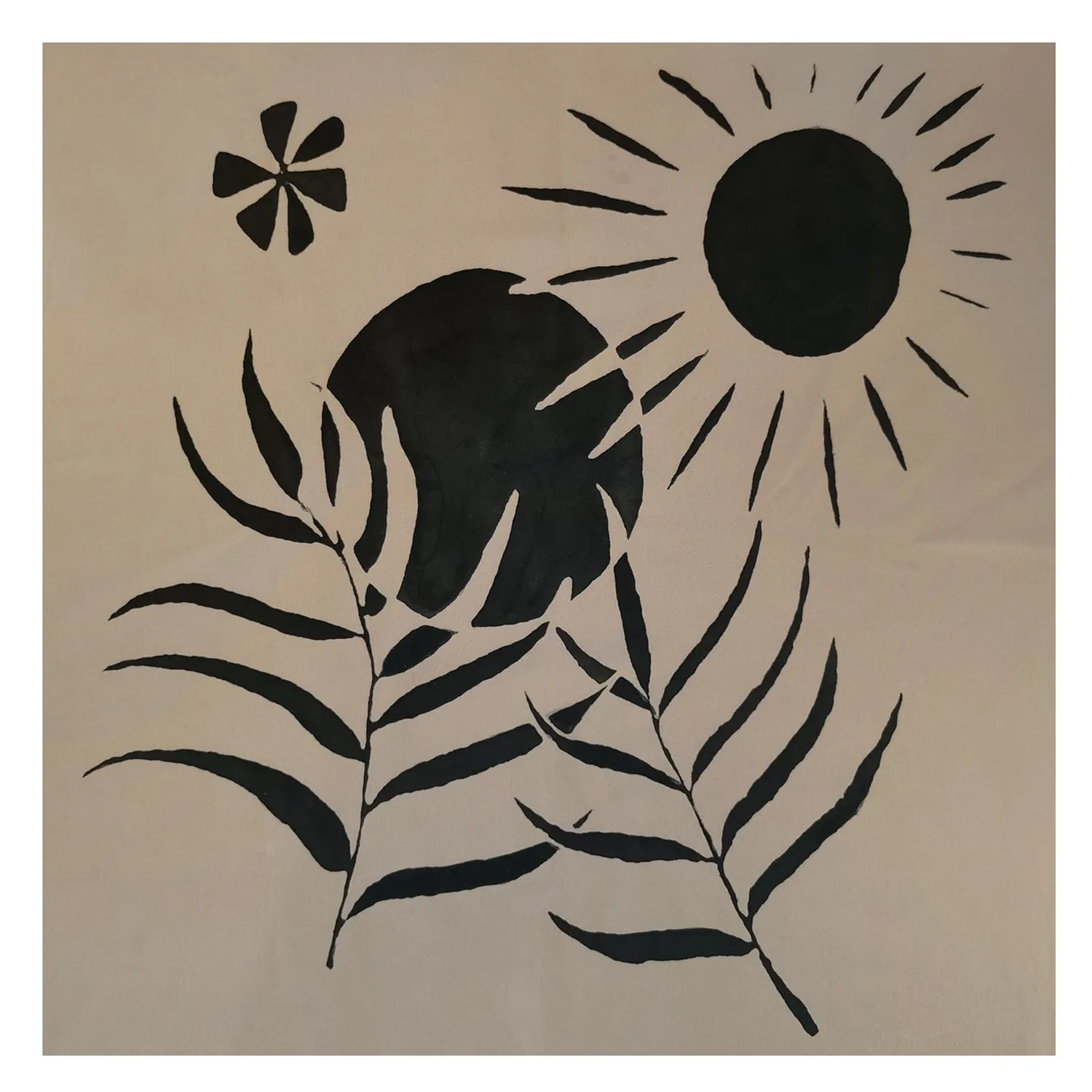 Elise Tsikis Annakhil foulard soie noir
