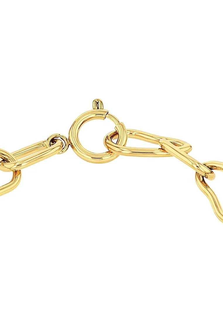 s.Oliver 2036830 bracelet argenté 21 cm acier