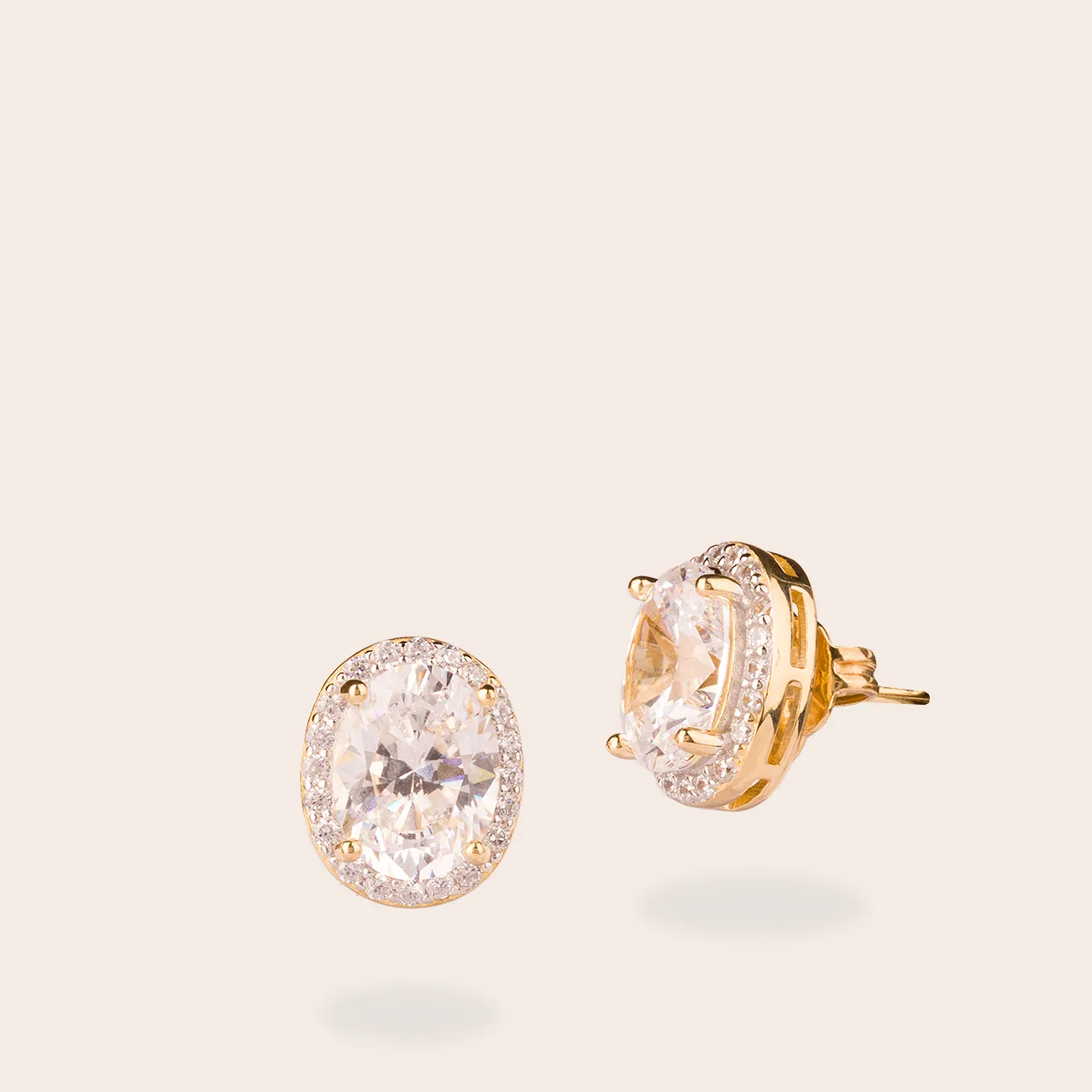 ULTIMA EDIZIONE Lobo boucles ovales blanc