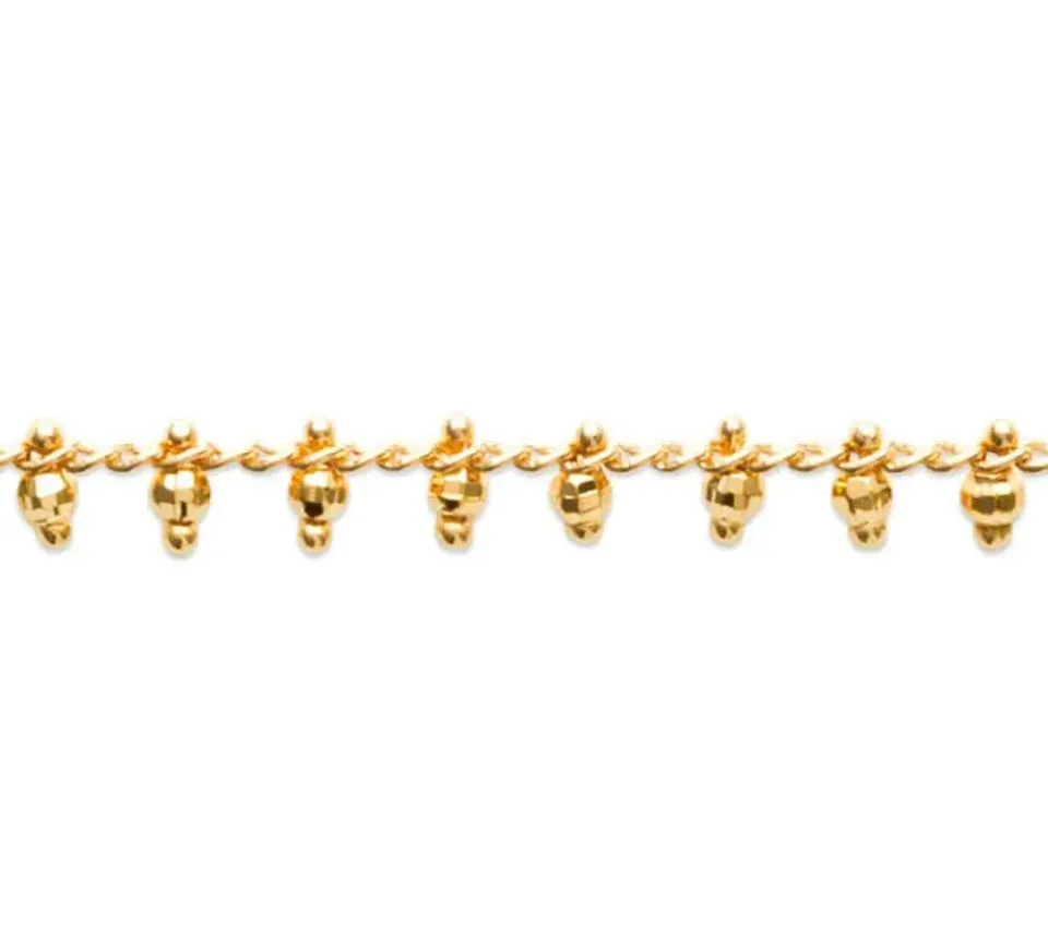 Oriana France bracelet breloques perles plaqué or hypoallergénique