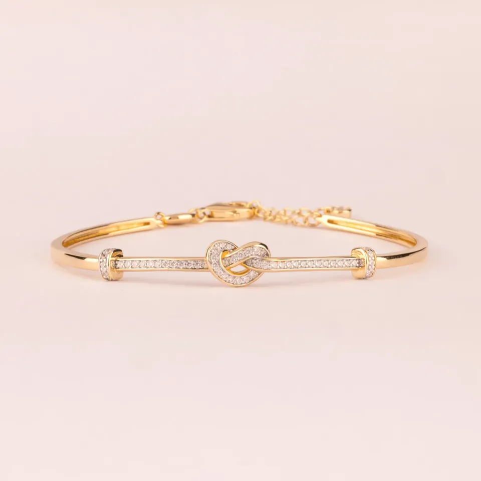 Ultima Edizione Bangle Nodo bracelet jonc zircons