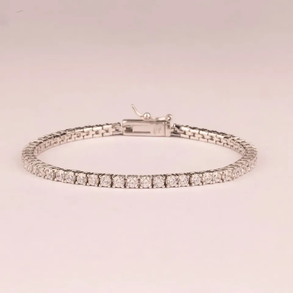 ULTIMA EDIZIONE tennis blanc 2,5 mm bracelet zircons