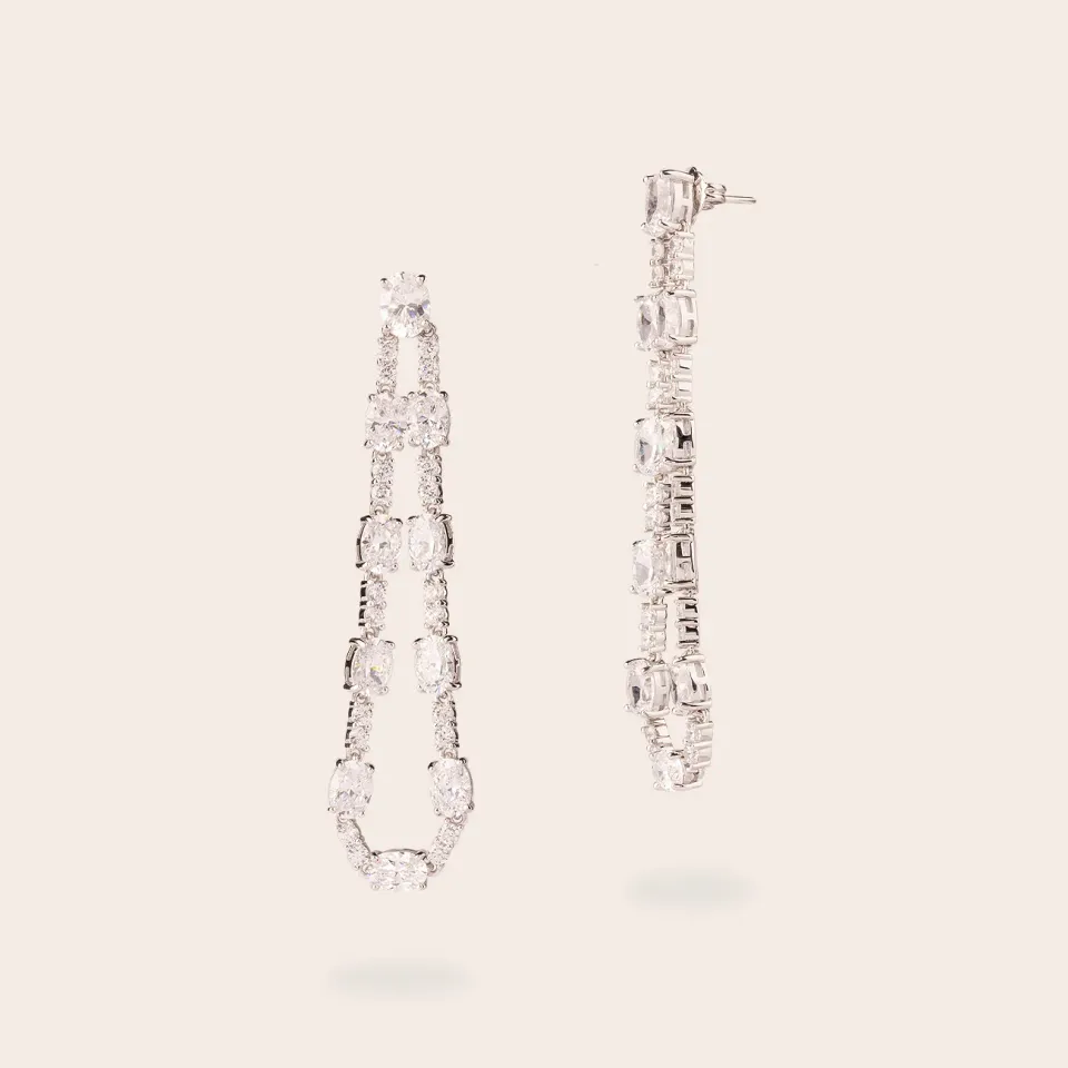 Ultima Edizione Zirconi Ovali boucles pendantes ovales
