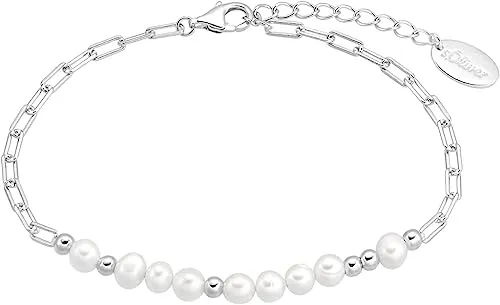 s.Oliver 2034891 bracelet argent 925 perle 17+3 cm