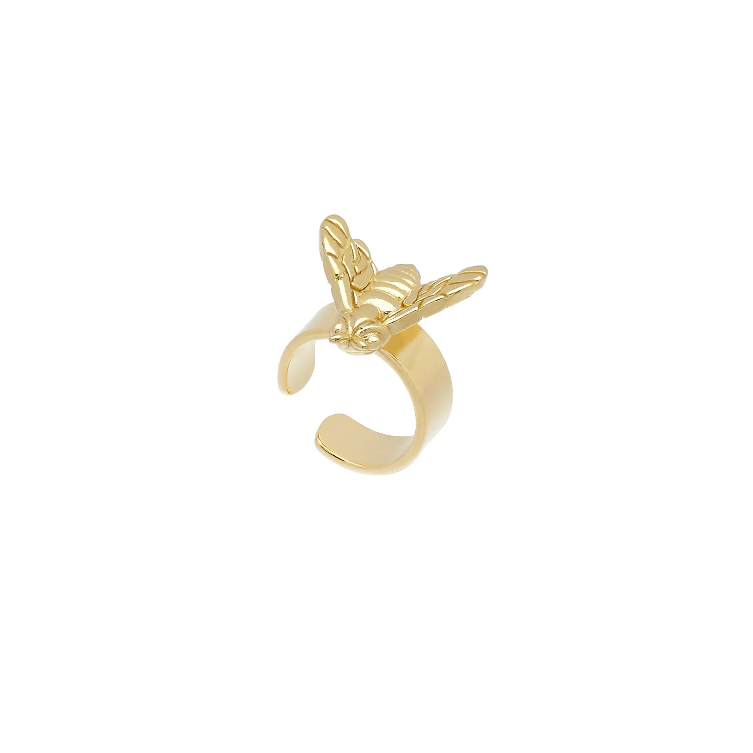 Lorella Tamberi Canal Bee Queen earcuff abeille dorée