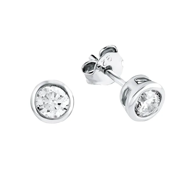s.Oliver clous d’oreilles femme argent zircon 0,6 cm