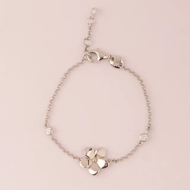 ULTIMA EDIZIONE fleur lisse moyen bracelet jonc doré