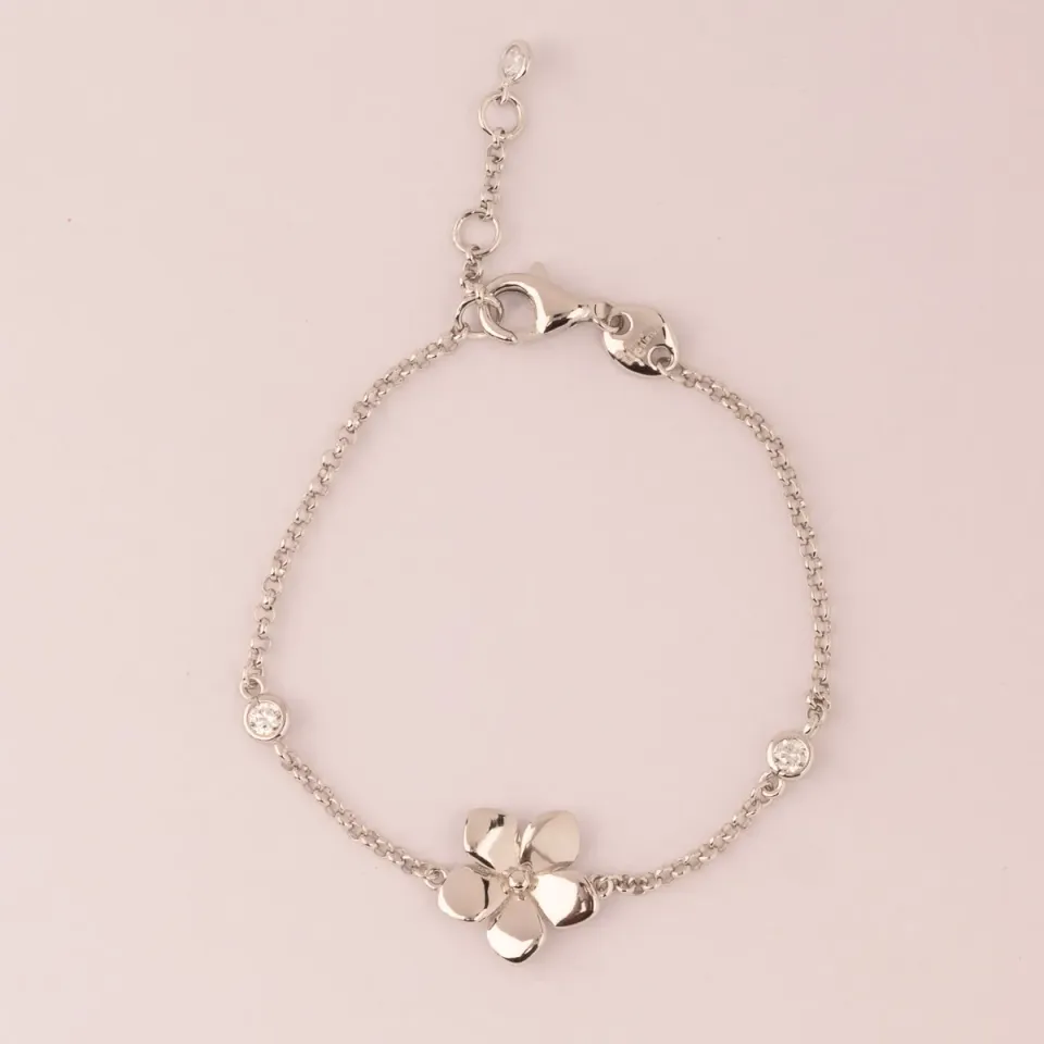 ULTIMA EDIZIONE fleur lisse moyen bracelet jonc doré