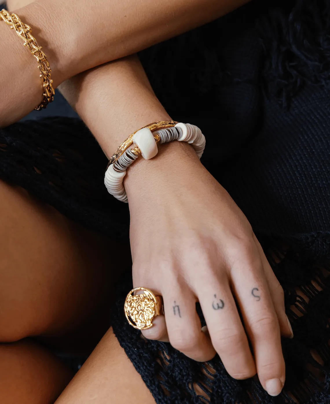 Elise Tsikis Eleftheria Reopoli bracelet doré