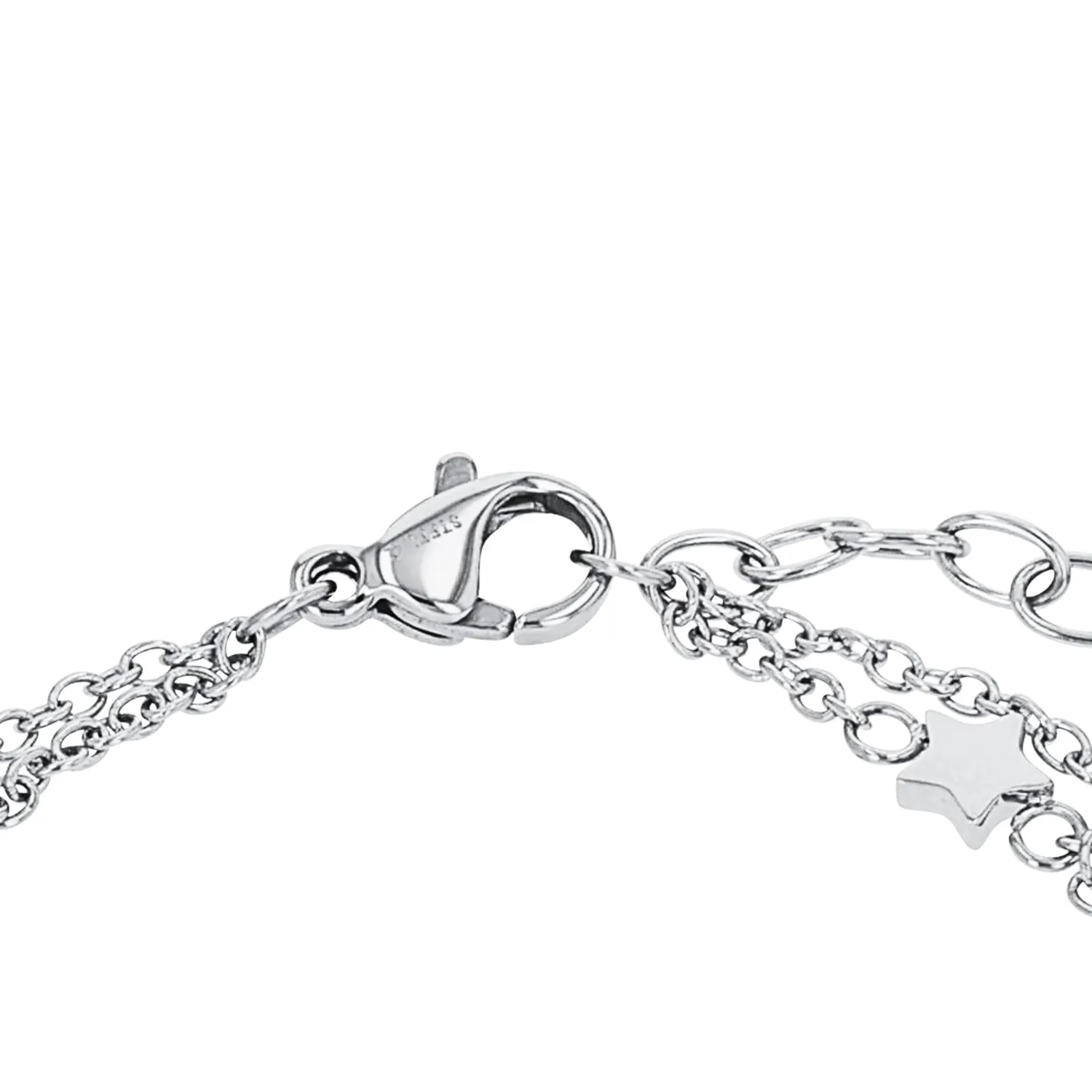 s.Oliver Bracelet Fille Acier Argenté Étoiles 16 cm