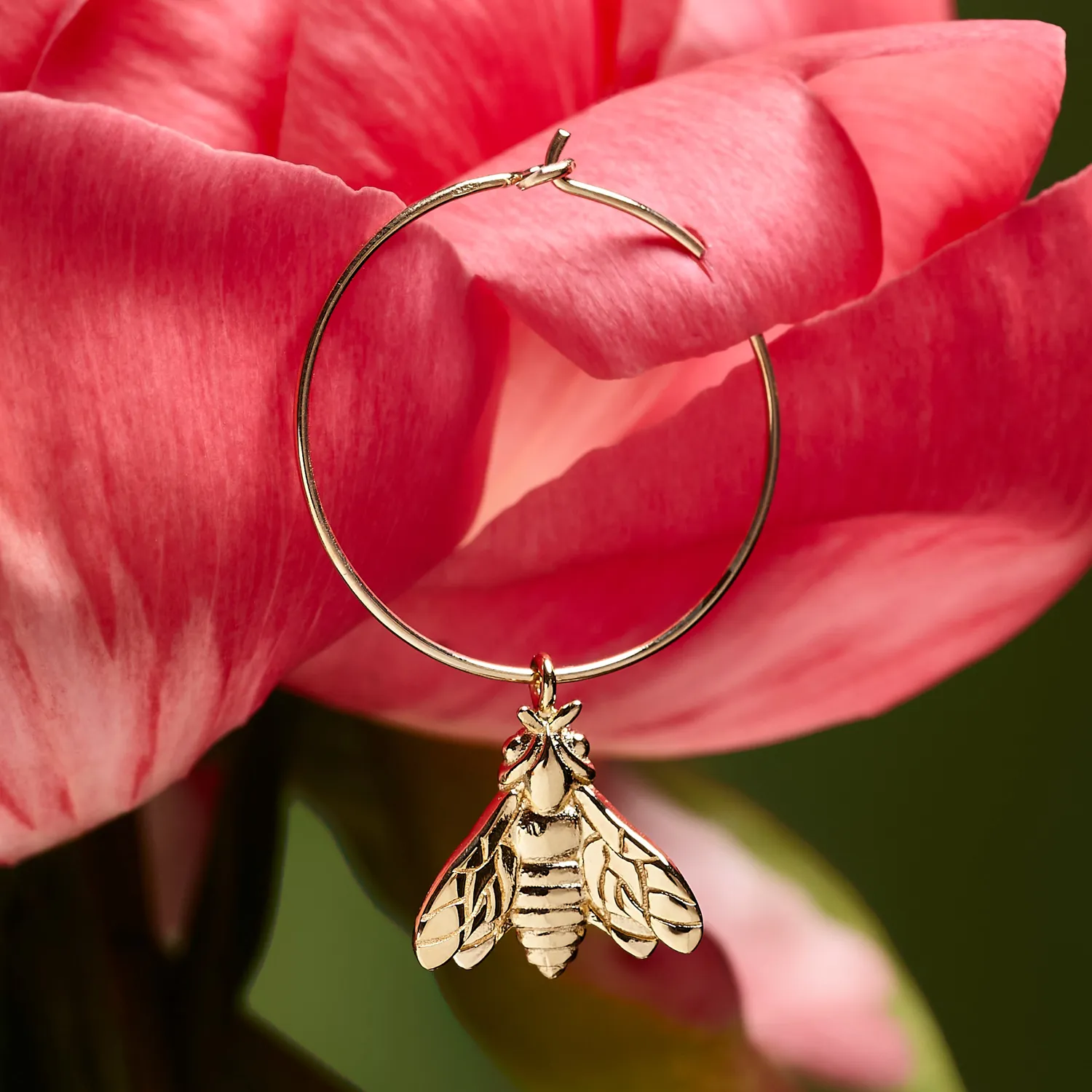 Lorella Tamberi Canal Bee Queen créoles abeille dorées medium
