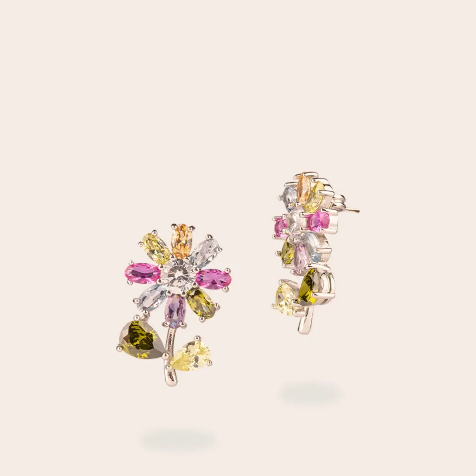 Ultima Edizione Flower boucles fleurs multicolore