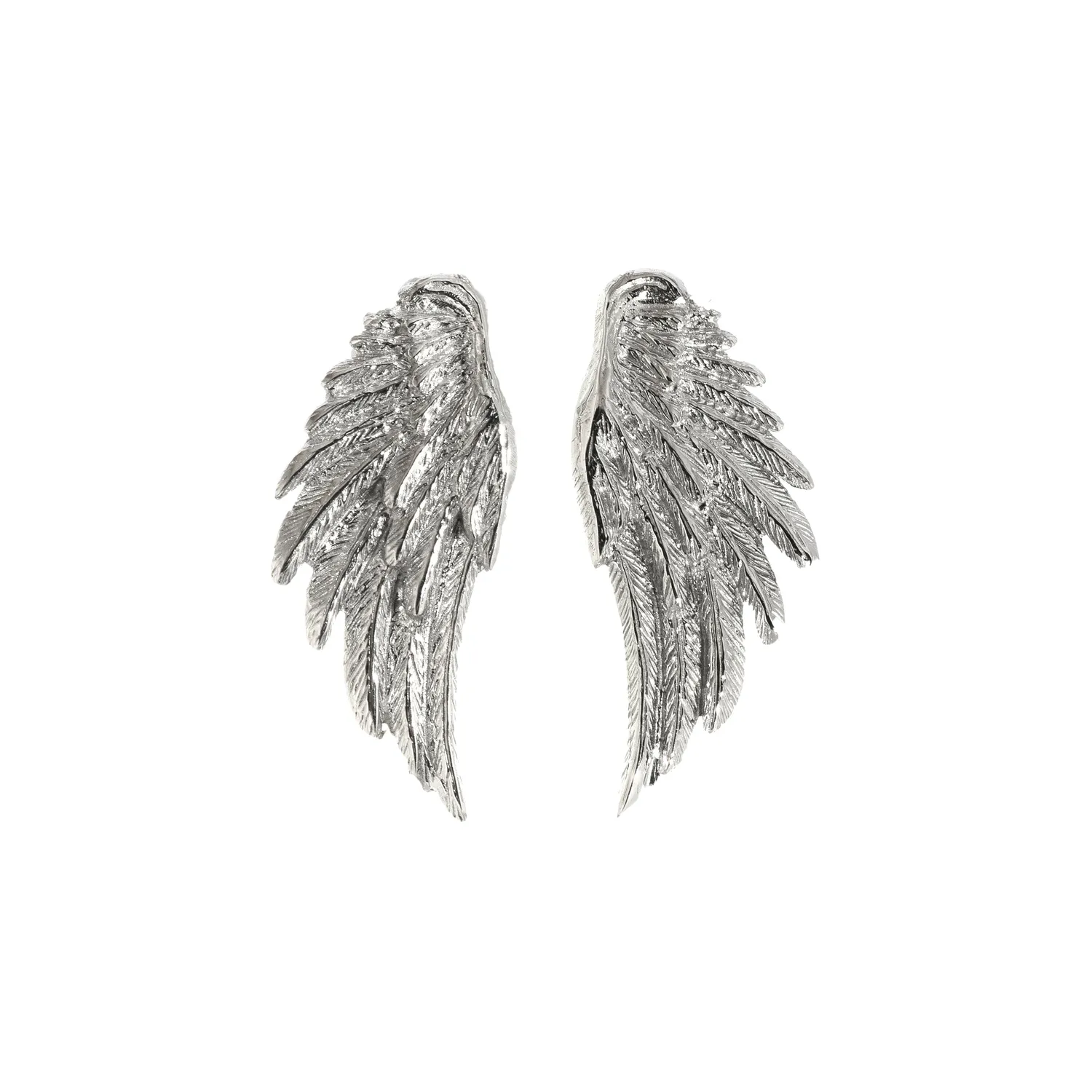 Lorella Tamberi Canal Artemis Wing boucles argenté gravé