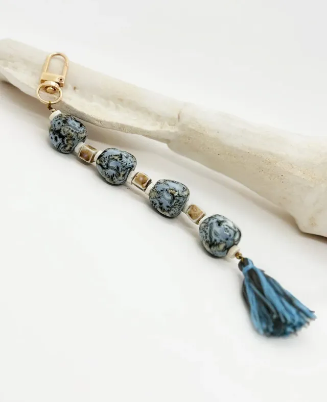 Elise Tsikis Dali bijou de sac bleu 20 cm