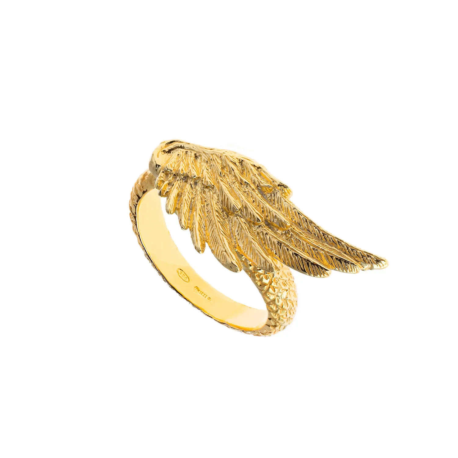 Lorella Tamberi Canal Artemis Wing bague dorée ajustable