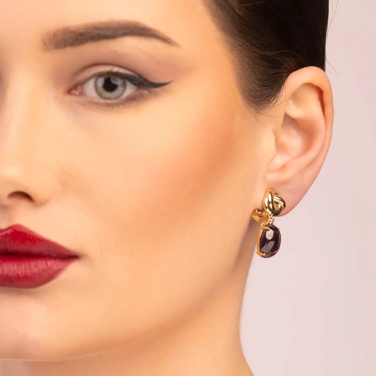 ULTIMA EDIZIONE Nodo Cabochon boucles nœud pierre