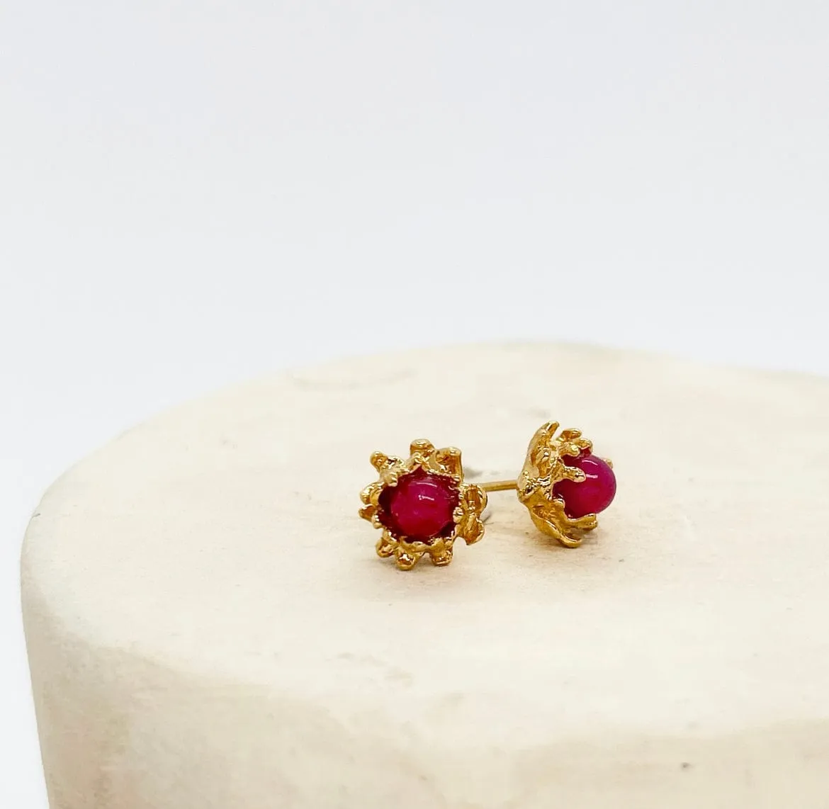 Elise Tsikis Fleur Grenadine Hortens boucles orange