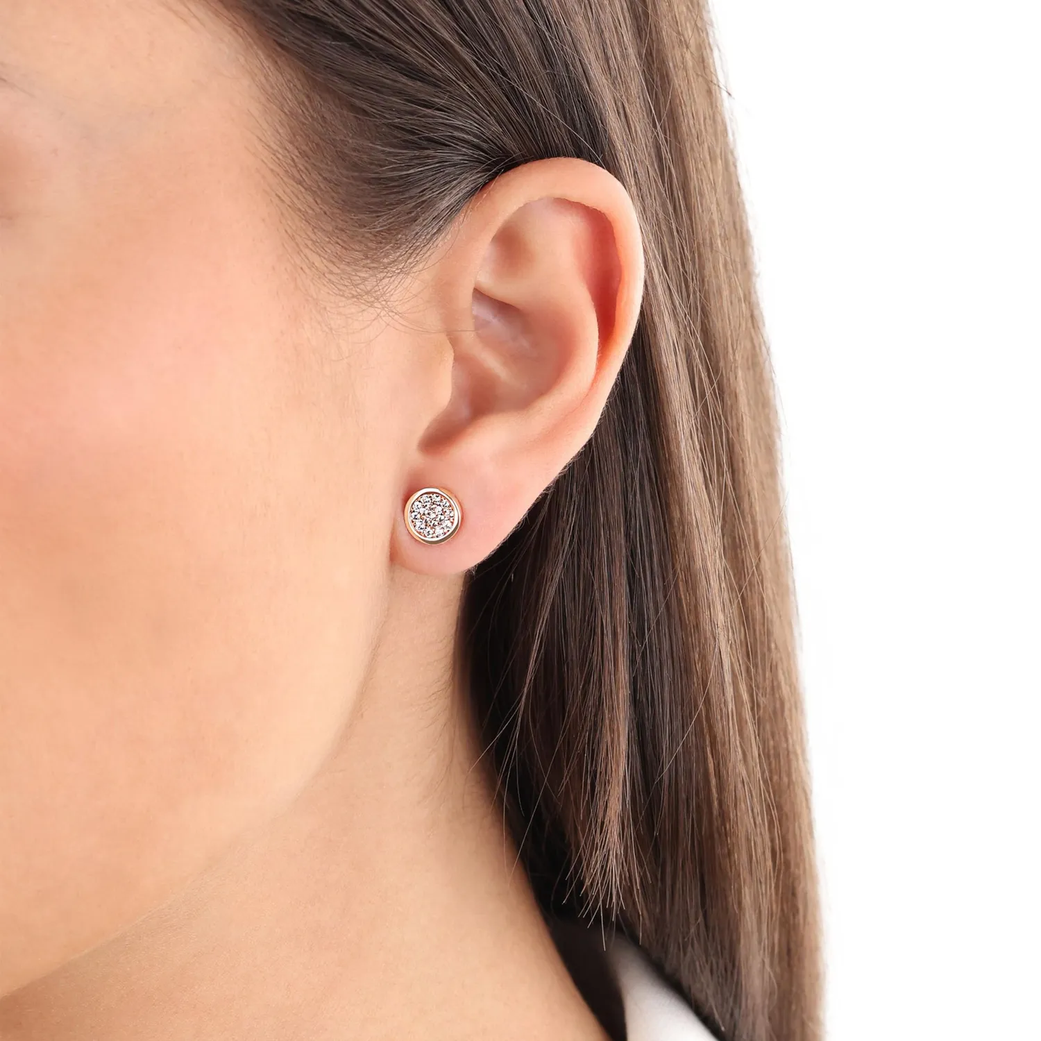 s.Oliver boucles clous acier rose femme
