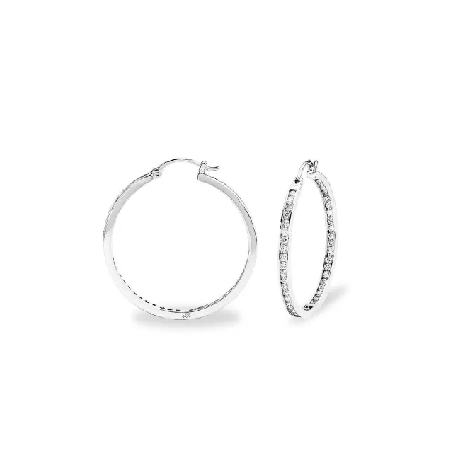 s.Oliver boucles d'oreilles argent femme