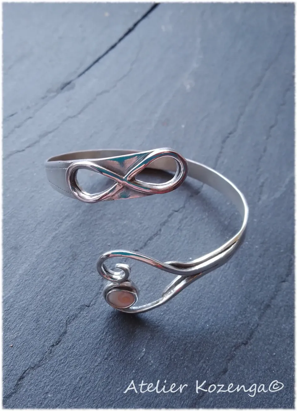 L'Atelier Kozenga Œil de Ste Lucie bracelet argent