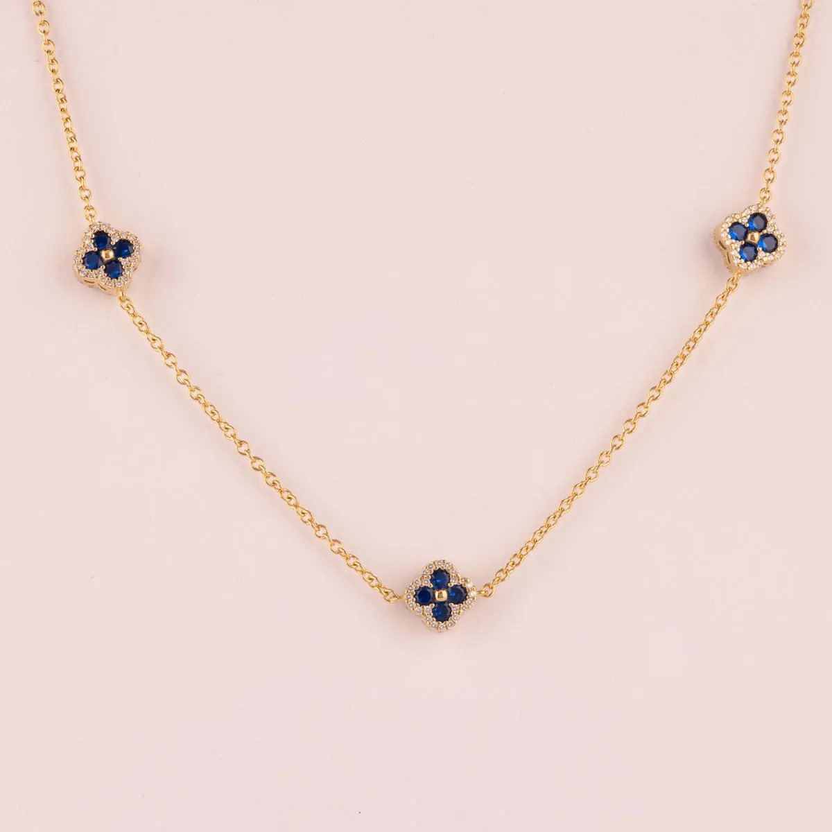 Ultima Edizione Mini Flowers collier chaine 90 cm fleurs