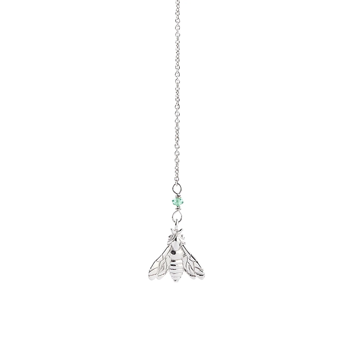 Lorella Tamberi Canal Bee Queen collier abeilles zircons 40,5cm