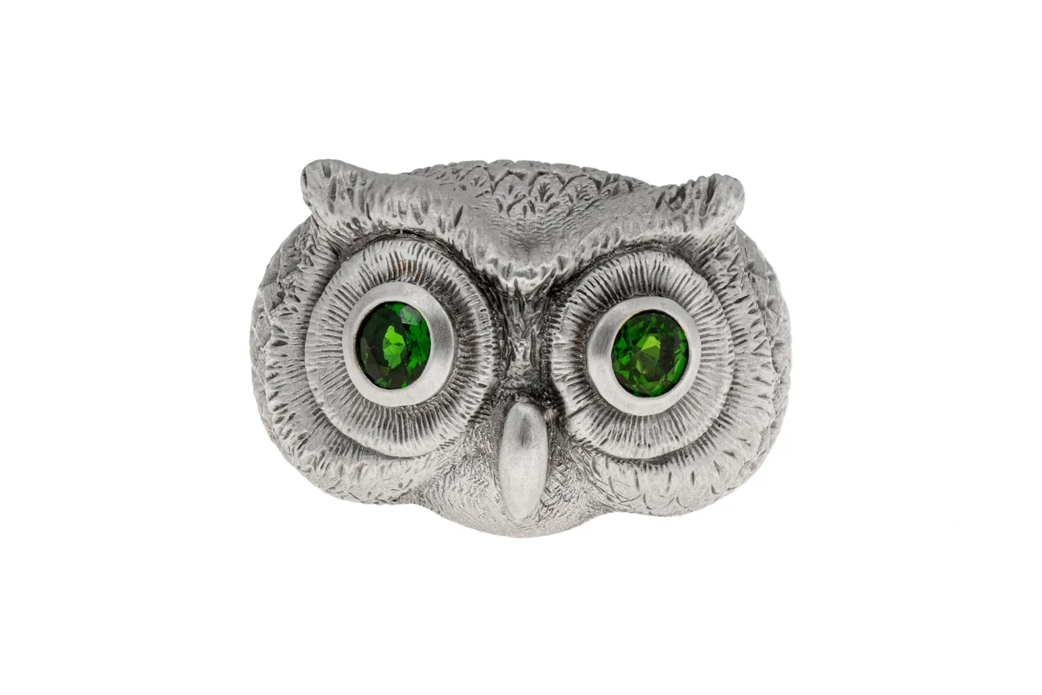 Lorella Tamberi Canal Artemis Eagle Owl bague diopside taille 12