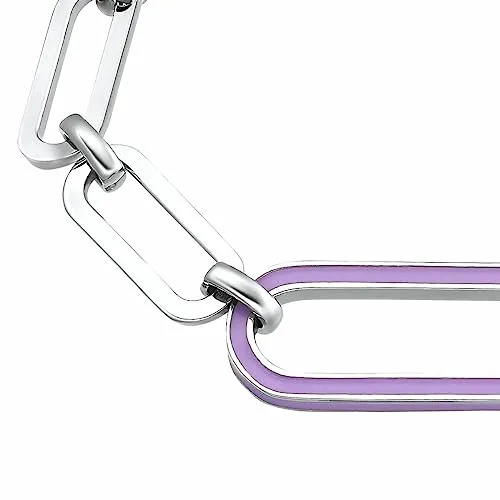 s.Oliver 2034997 bracelet femme acier violet 16+3 cm
