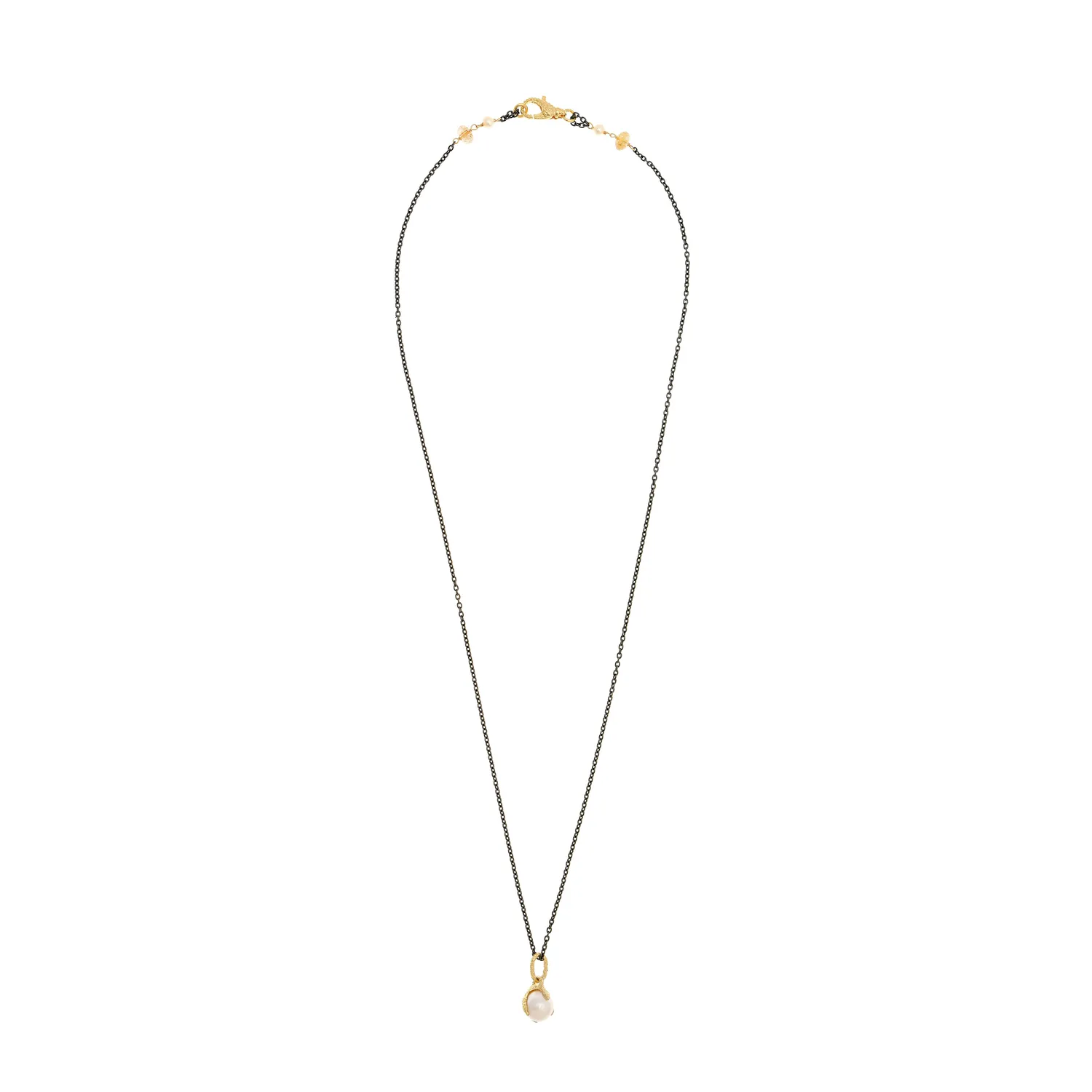 Lorella Tamberi Artemis Talon collier perles quartz 80 cm