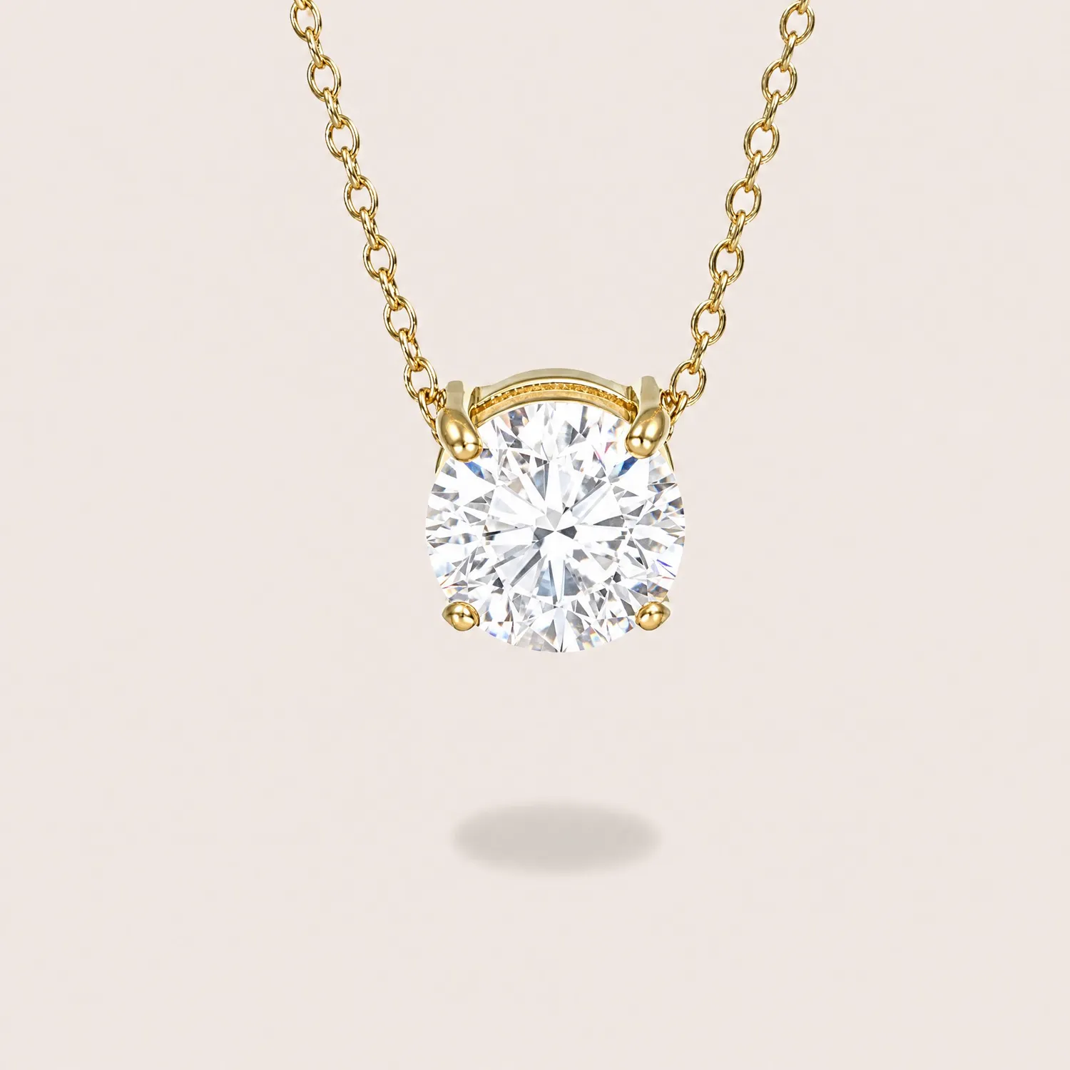 Ultima Edizione punto luce 2 Ct collier pendentif blanc