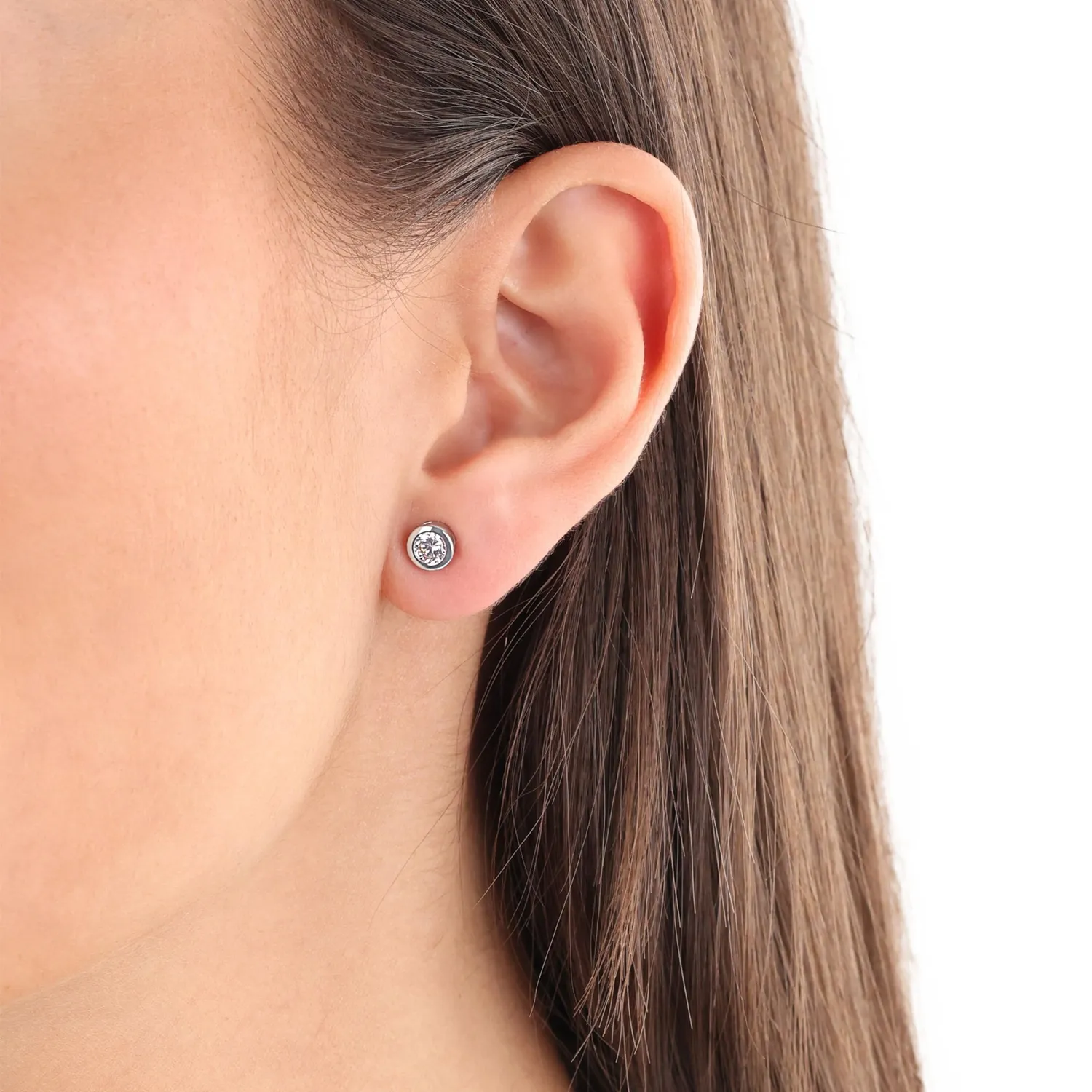 s.Oliver clous d’oreilles femme argent zircon 0,6 cm