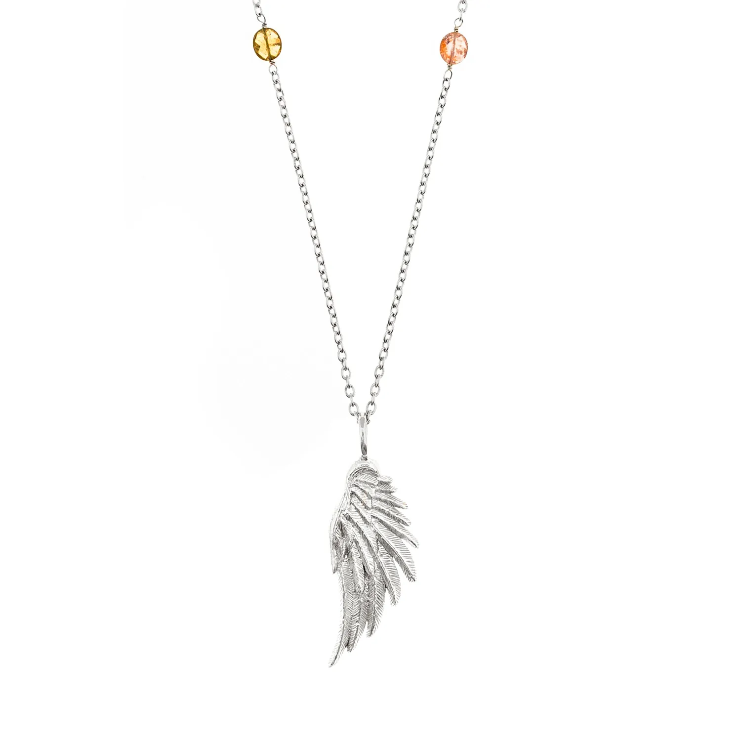 Lorella Tamberi Canal Artemis Large Wing collier tourmalines