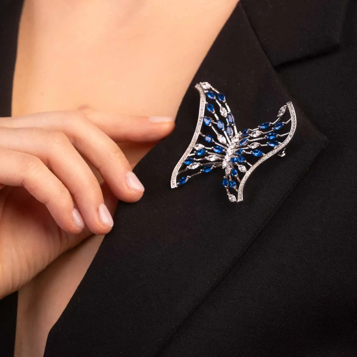 Ultima Edizione Farfalla broche papillon multicolore