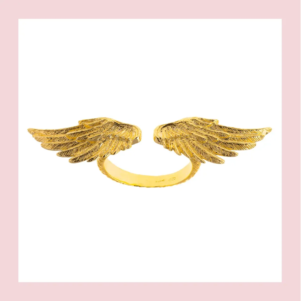 Lorella Tamberi Artemis Double Wing bague dorée