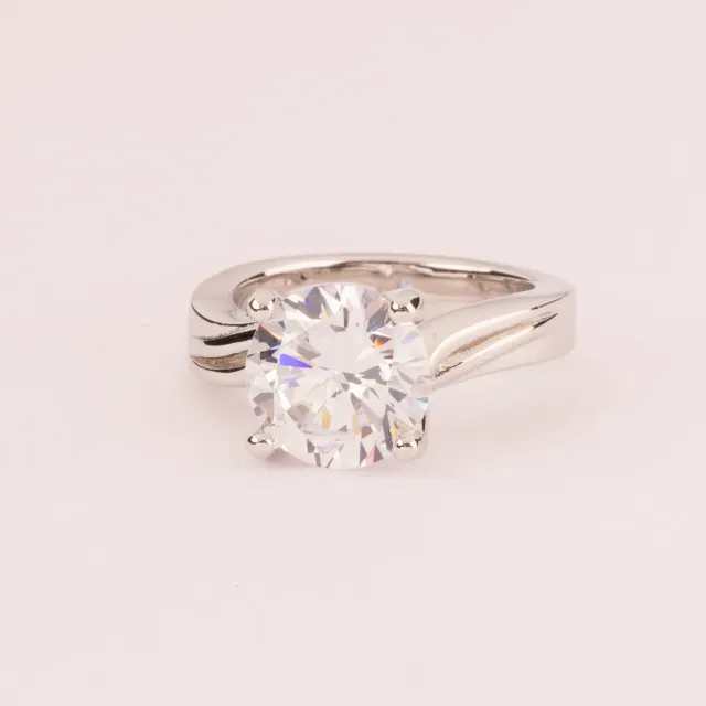 ULTIMA EDIZIONE solitaire 10 mm bague travaillée