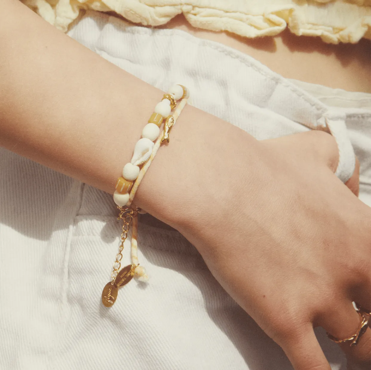Elise Tsikis Lithor bracelet perles coquillage enfant