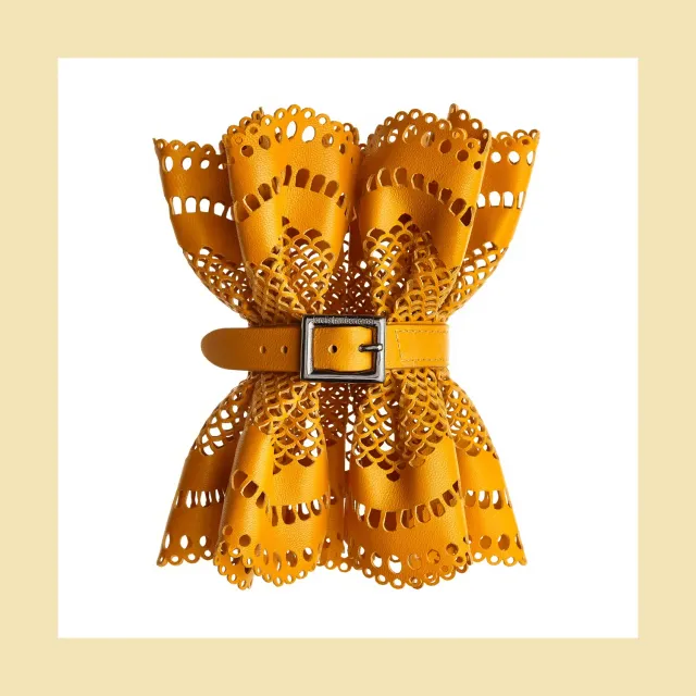 Lorella Tamberi Canal Victoria Honey bracelet cuir 17-20 cm