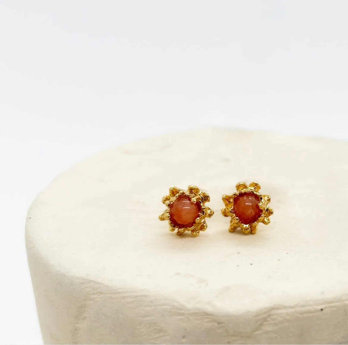 Elise Tsikis Fleur Grenadine Hortens boucles orange