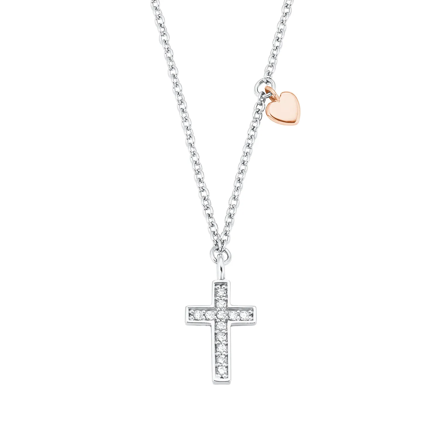 s.Oliver bague fille argent croix zirconium