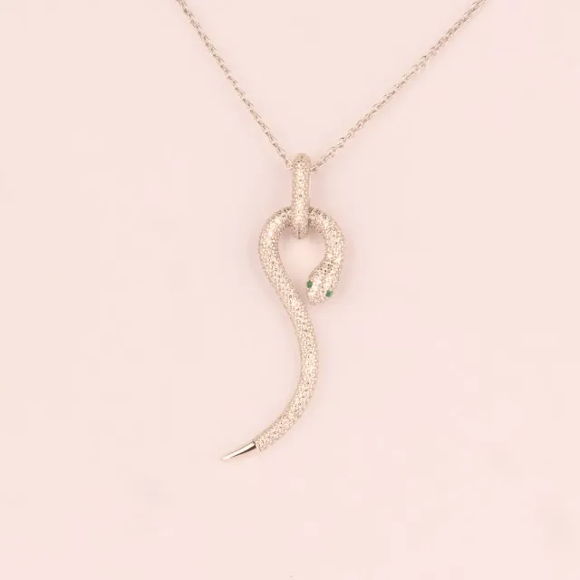 Ultima Edizione Serpe Pavé collier serpent doré