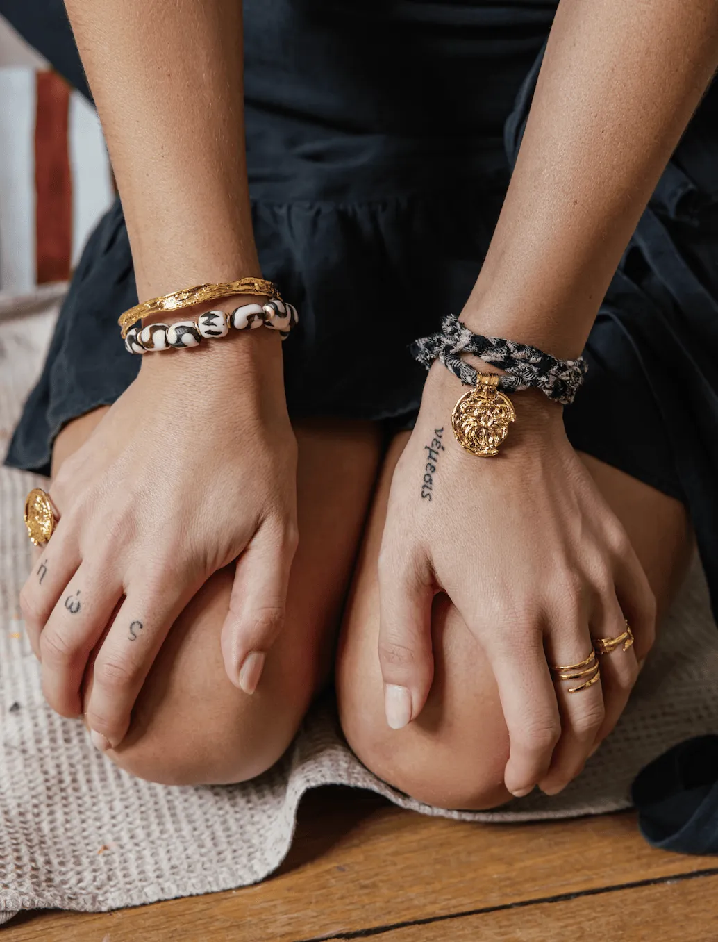 Elise Tsikis Palea bracelet doré