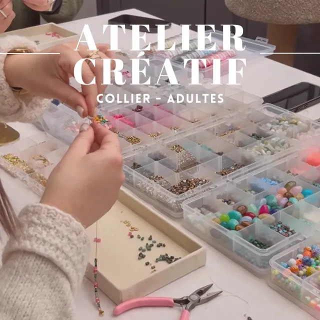 Cloralys Atelier collier adultes création 1 à 6 pers