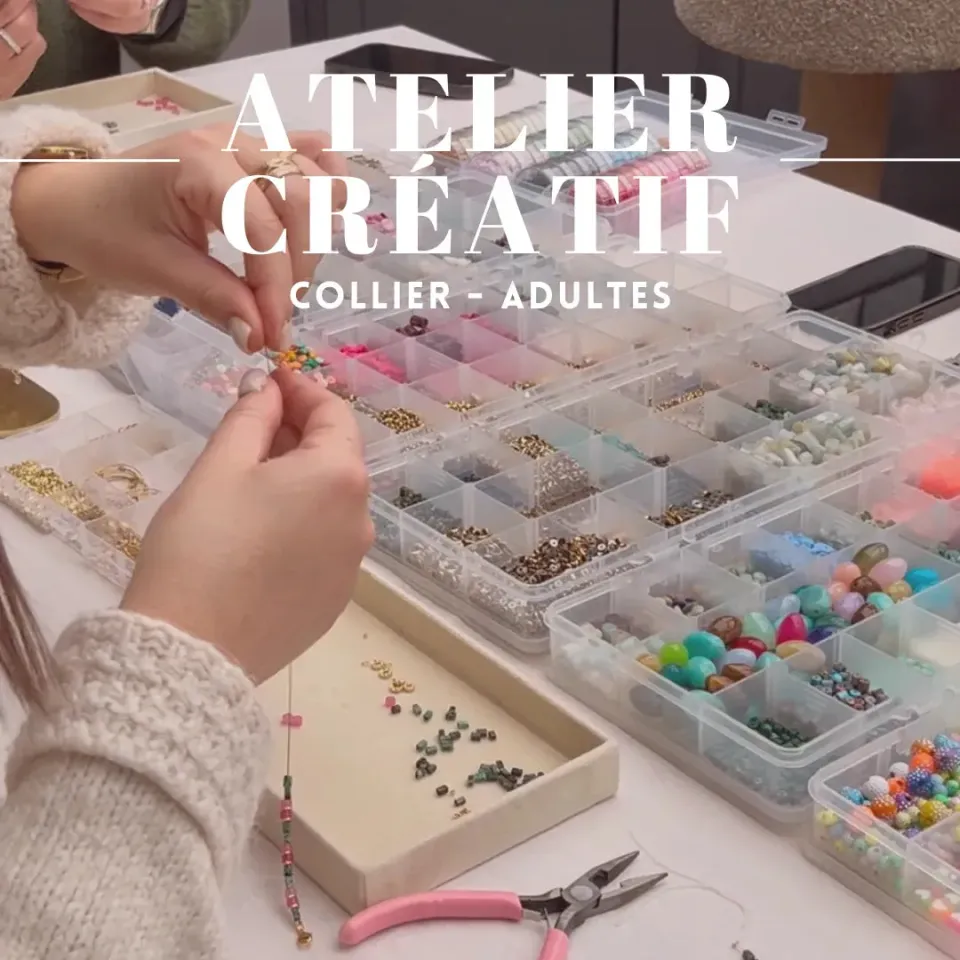 Cloralys Atelier collier adultes création 1 à 6 pers